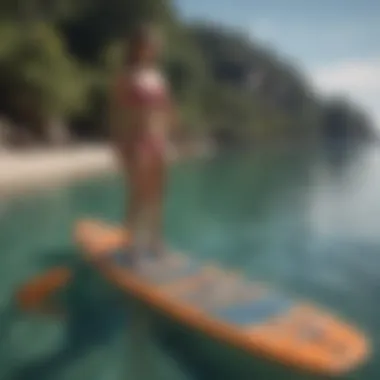 Innovative Paddle Board Design An innovative paddle board design showcasing versatility