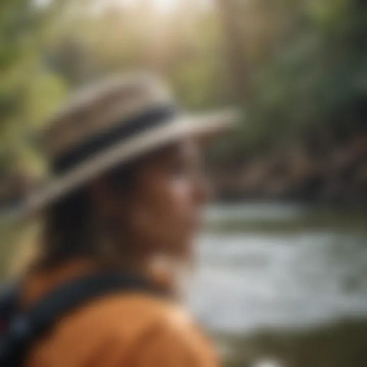 Billabong Boonie Hat in action during a watersport activity