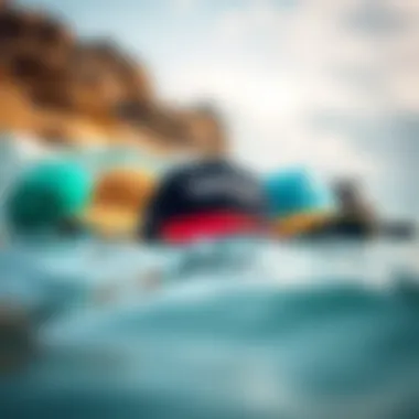 Historical evolution of the Billabong cap represented through various styles over the years.