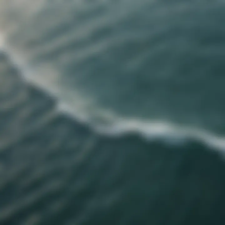 Close-up of ocean water with soothing ripples