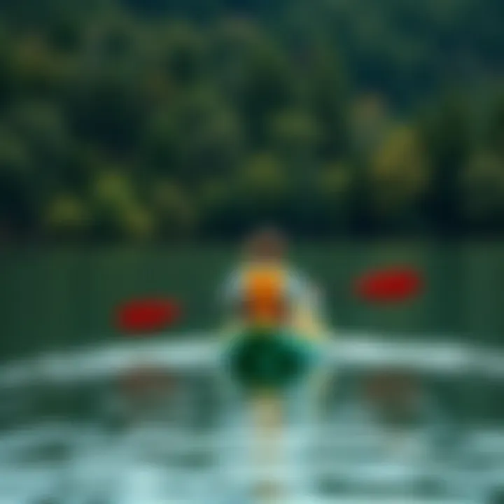 Kayaking on calm waters illustrating therapeutic benefits