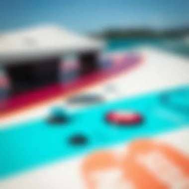 Advanced Technology in Automatic Surfboards Close-up of automatic surfboard's technology and controls