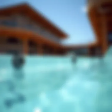 Technical Components of Wave Pool Systems An illustration depicting the technological components of wave pool systems