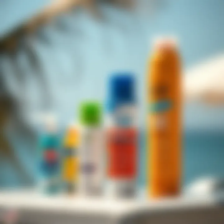 Comparison of mainstream and alternative sunscreen products