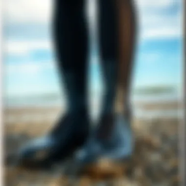 Proper sizing guide for 7mm wetsuit boots.