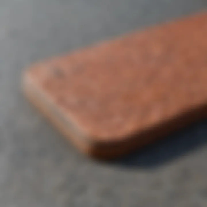 Close-up view of an FCS deck pad showcasing its texture and grip