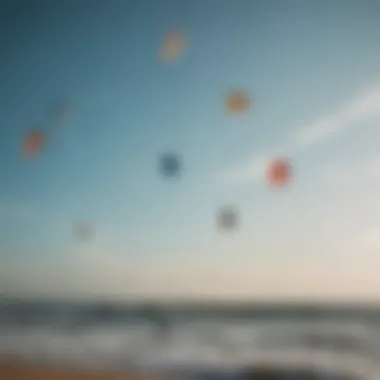 Variety of Kite Sizes Visual representation of various kite sizes