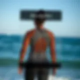 Detailed view of Roxy wetsuit size chart with measurements