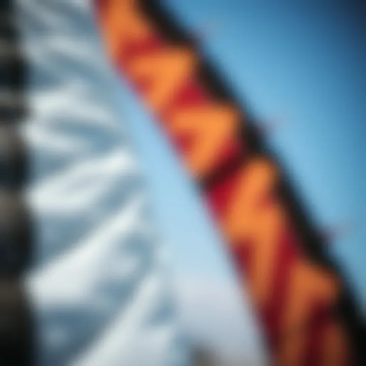 Quality Matters: Materials in Trainer Kites Close-up view of high-quality materials used in trainer kites