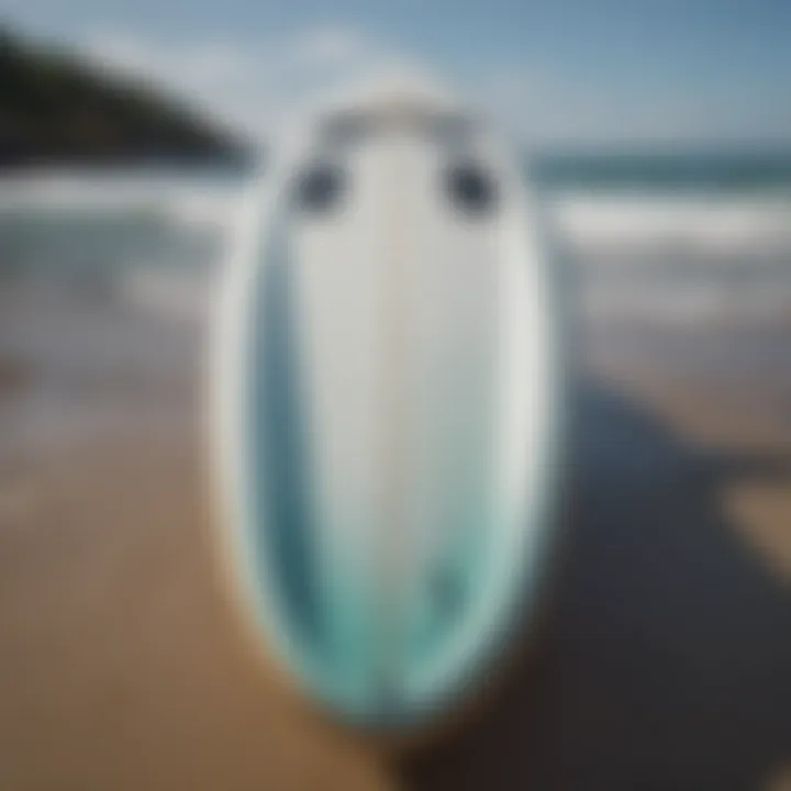 Detailed specifications layout of a high-end motor surfboard