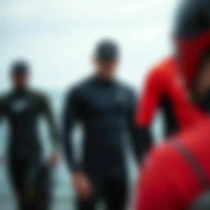 Visual guide to measuring for wetsuits