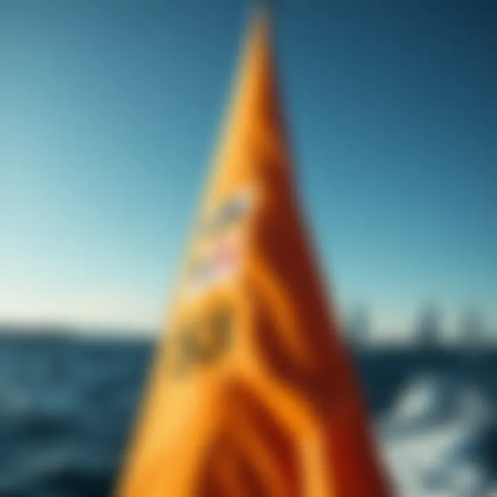 Detailed View of a Wind Flag and Its Significance Close-up of a wind flag displaying specific wind conditions