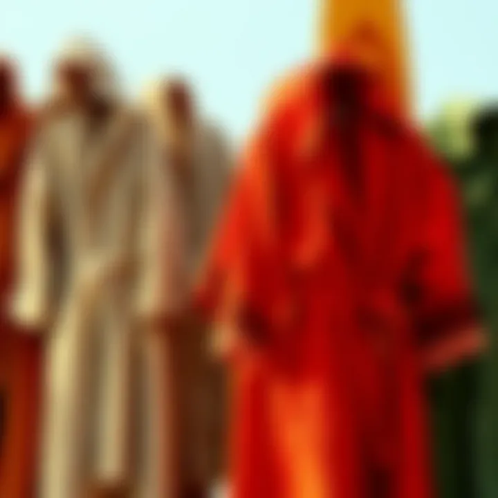 Various styles of towelling robes displayed together