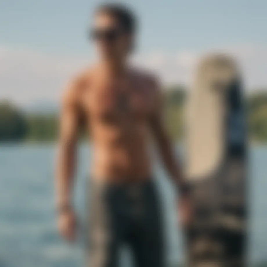 Wakeboard size chart illustration