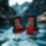 Water-Activated Life Jacket in Use Innovative water-activated life jacket in action