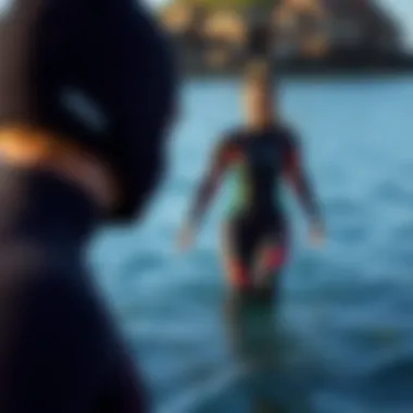 Illustration of water temperature effects on wetsuit selection